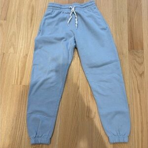 Blue sweatpants